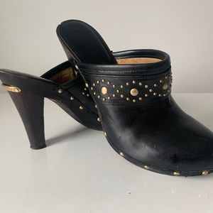 Michael Kors Studded High Heel Clogs